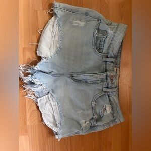 Garage distressed denim cutoff shorts size 7